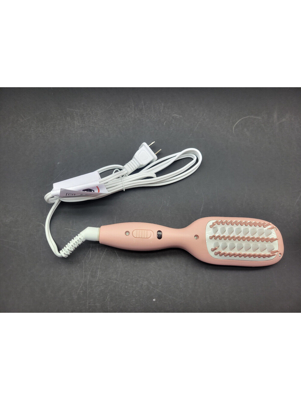 Vivitar Vivacious Travel Size Straightening Heated Compact Hair Brush Pink